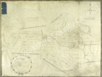 Historic inclosure map of Sawley